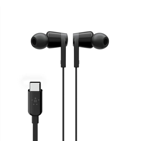 Belkin Écouteurs filaires SoundForm avec connecteur USB-C, (écouteurs intra-auriculaires avec micro, oreillettes USB-C pour iPho