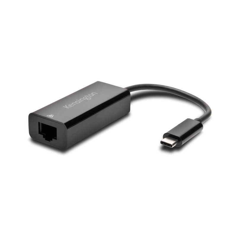 Kensington Adaptateur USB-C Ethernet (CA1100E), Thunderbolt 3, RJ45, 10/100/1000 Gigabit, Design Plug & Play, Connexion Directe Kensington Adaptateur USB-C Ethernet (CA1100E), Thunderbolt 3, RJ45, 10/100/1000 Gigabit, Design Plug & Play, Connexion Directe