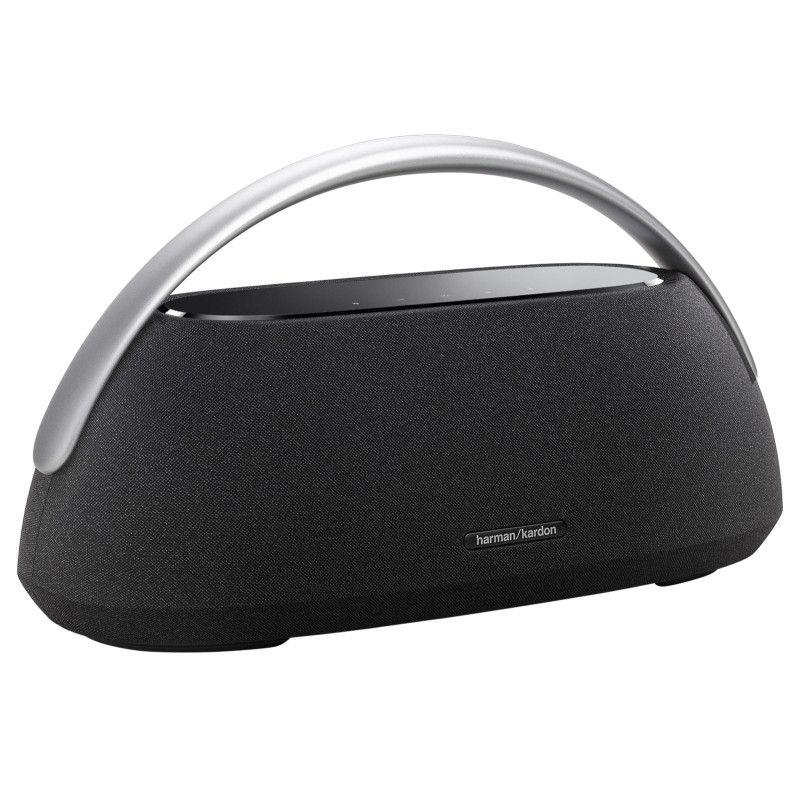 Harman Kardon Go + Play 3, Enceinte portable Bluetooth sans fil, autonomie de 8 h, son et basses puissantes, Noir, Prise europée Harman Kardon Go + Play 3, Enceinte portable Bluetooth sans fil, autonomie de 8 h, son et basses puissantes, Noir, Prise europée