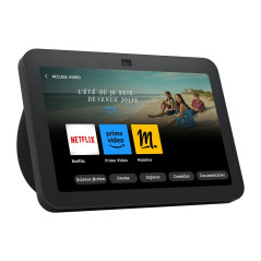 Echo Show 8 (3e génération, modèle 2023) | Écran tactile HD connecté avec son spatial, hub connecté intégré et Alexa | Anthracit