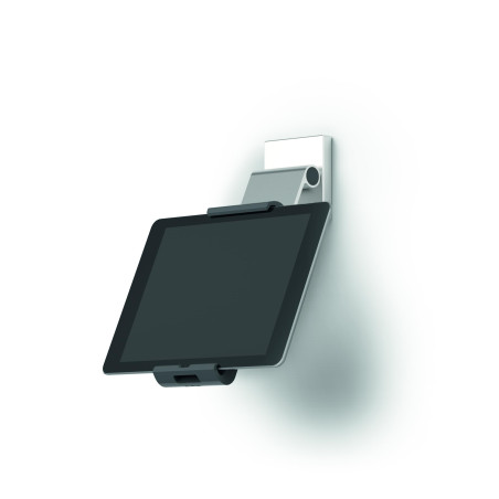 DURABLE - Support tablette mural - Support Ipad - Pour tablettes 7 à 13" - Support mural tablette inclinable - Support pour tabl
