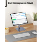 UGREEN Support Tablette Bureau Réglable Porte Téléphone Pliable en Aluminium Compatible avec iPhone 16 iPad Pro 12,9 Air 2022 Mi UGREEN Support Tablette Bureau Réglable Porte Téléphone Pliable en Aluminium Compatible avec iPhone 16 iPad Pro 12,9 Air 2022 Mi