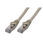 MCL Câble de raccordement Cat6A S/FTP LSZH Gris 10 m