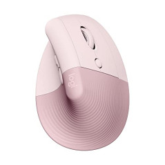 Logitech Lift Souris Ergonomique Verticale, sans Fil, Bluetooth ou récepteur USB Logi Bolt, Silencieuse, 4 Boutons, Compatible a