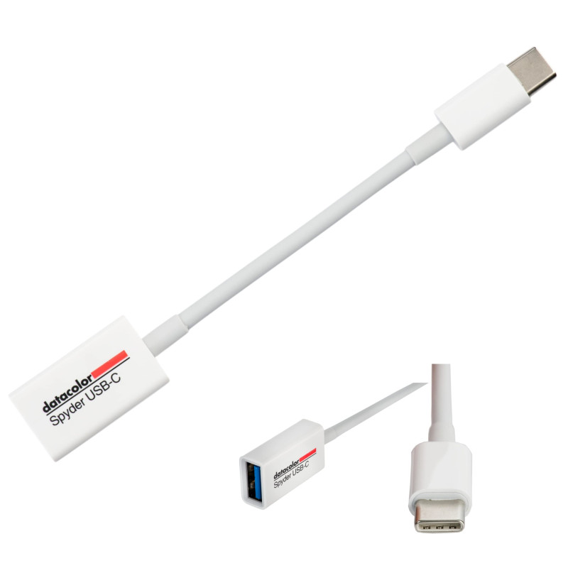 Datacolor Spyder Adaptateur USB-A vers USB-C - Câble d'adaptation USB-A à USB-C Compatible avec Les Produits Apple Nouveaux ou A Datacolor Spyder Adaptateur USB-A vers USB-C - Câble d'adaptation USB-A à USB-C Compatible avec Les Produits Apple Nouveaux ou A