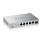 Zyxel Commutateur à 5 Ports 2.5G Multi-Gig Non Administrable | 1 x 10G SFP+ | Montage sur Bureau/Mur [XMG-105]