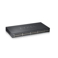 Zyxel Commutateur Ethernet Intelligent Administrable Nebula Switch | 48 Ports Gigabit | 4 Ports Combinés Gigabit | 2 Ports SFP |