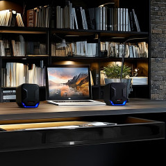 Audiocore AC865 B Haut-Parleur stéréo avec éclairage 6W