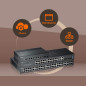 Zyxel GS2220-10-EU0101F commutateur réseau Géré L2 Gigabit Ethernet (10/100/1000) Noir Zyxel GS2220-10-EU0101F commutateur réseau Géré L2 Gigabit Ethernet (10/100/1000) Noir