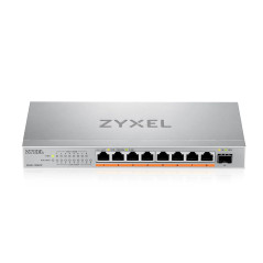 Zyxel Commutateur 8-Port Multi-Gig 2.5G | Unmanaged | 8X PoE++ | 1x 10G SFP+ | Montage Bureau/Mural [XMG-108HP]