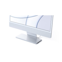 SATECHI Hub USB C Slim Dock pour iMac 24”, Boîtier à Montage Facile pour SSD M.2 PCIe NVMe et SATA, Port USB-C Données, USB-A, 2