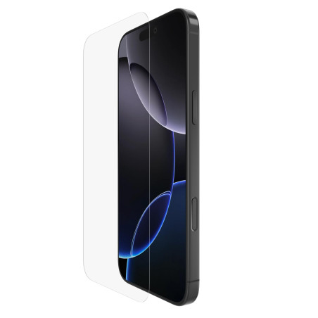 Belkin ScreenForce UltraGlass 2 Protection d'Écran pour iPhone 16 Pro Max, antirayure, note 9H, verre fin, support inclus pour p