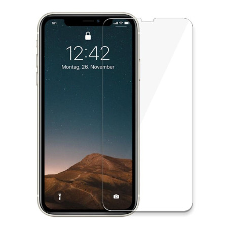Woodcessories - Verre Trempé 2.5D Compatible avec iPhone 11 Pro Max/Xs Max, Protection d'Écran, Dureté 9H, sans Bulles, Anti-Emp