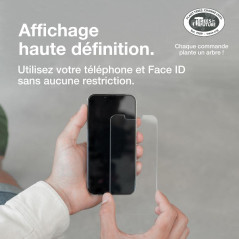 Woodcessories - Verre Trempé 2.5D Compatible avec iPhone 12 Mini, Protection d'Écran, Dureté 9H, sans Bulles, Anti-Empreintes Di