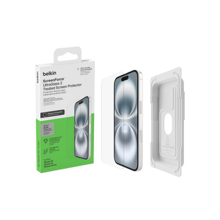 Belkin Protection d'écran iPhone 16/15/14 Pro