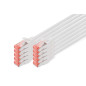 DIGITUS Câble LAN Cat 6 - 3m - 10 pièces - RJ45 Câble réseau - S/FTP Blindé - Compatible Cat 6A & Cat 7 - Gris DIGITUS Câble LAN Cat 6 - 3m - 10 pièces - RJ45 Câble réseau - S/FTP Blindé - Compatible Cat 6A & Cat 7 - Gris