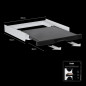 HAIER Kit de Superposition Universel Premium pour Machine à laver et Sèche-Linge, Optimise l'Espace, avec Tiroir Coulissant Noir