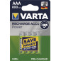 VARTA Blister de 4 Accu NiMH "Longlife Accu" 800 mAh Micro AAA/HR03 VARTA Blister de 4 Accu NiMH "Longlife Accu" 800 mAh Micro AAA/HR03