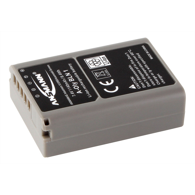 ANSMANN Batterie de Rechange pour Appareil Photo Olympus® (1 PCE) – Batterie Li-ION Rechargeable 7,4 V 1140 mAh – Batterie Appar ANSMANN Batterie de Rechange pour Appareil Photo Olympus® (1 PCE) – Batterie Li-ION Rechargeable 7,4 V 1140 mAh – Batterie Appar