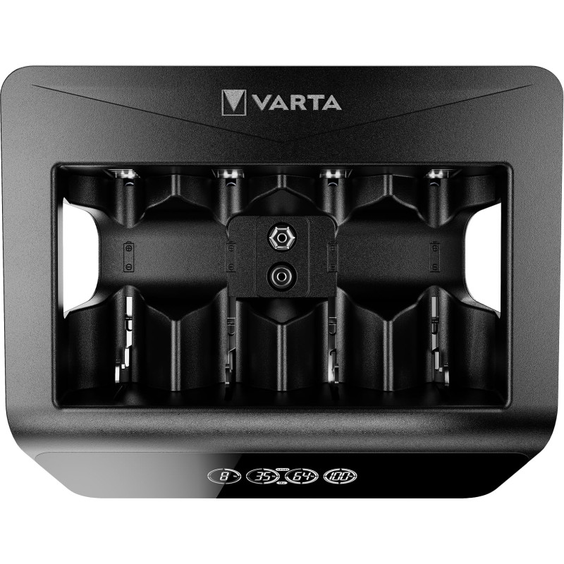 VARTA Chargeur de Piles, charge jusqu'à 4 AA/AAA/C/D/9V Piles rechargeables et appareils USB, LCD Universal Charger+, chargement VARTA Chargeur de Piles, charge jusqu'à 4 AA/AAA/C/D/9V Piles rechargeables et appareils USB, LCD Universal Charger+, chargement