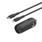 Belkin Chargeur de Voiture Boost↑Charge™ 30 W (Compact, Port USB-C Power Delivery, câble USB-C vers Lightning Inclus, compatibil Belkin Chargeur de Voiture Boost↑Charge™ 30 W (Compact, Port USB-C Power Delivery, câble USB-C vers Lightning Inclus, compatibil