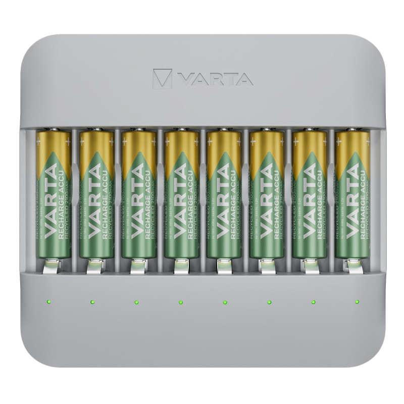 VARTA Eco Charger Multi Recycled 8X AA 56816 2100mAh VARTA Eco Charger Multi Recycled 8X AA 56816 2100mAh