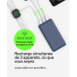 Belkin Batterie externe USB-C 20000mAh (power bank puissance de 20K, entrée et sortie USB-C, 2 ports USB-A, câble USB-C vers USB Belkin Batterie externe USB-C 20000mAh (power bank puissance de 20K, entrée et sortie USB-C, 2 ports USB-A, câble USB-C vers USB