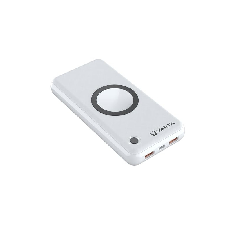 VARTA 2 in 1 Batterie Externe sans fil, Power Bank 20000 mAh, Wireless Charger, charge le smartphone et le powerbank en même tem VARTA 2 in 1 Batterie Externe sans fil, Power Bank 20000 mAh, Wireless Charger, charge le smartphone et le powerbank en même tem