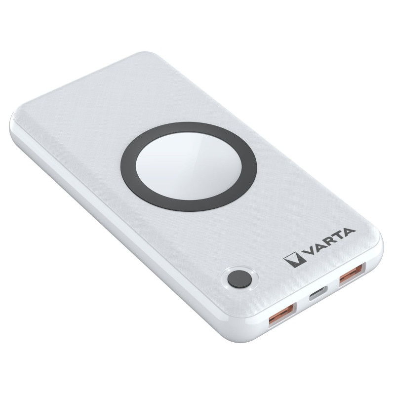 VARTA 2 in 1 Batterie Externe sans fil, Power Bank 15000 mAh, Wireless Charger, charge le smartphone et le powerbank en même tem VARTA 2 in 1 Batterie Externe sans fil, Power Bank 15000 mAh, Wireless Charger, charge le smartphone et le powerbank en même tem