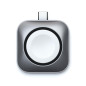 SATECHI Chargeur Magnétique USB C 5W pour Apple Watch Ultra 3 2 1, Séries 11 et Antérieures et AirPods, Design Compact en Alumin SATECHI Chargeur Magnétique USB C 5W pour Apple Watch Ultra 3 2 1, Séries 11 et Antérieures et AirPods, Design Compact en Alumin