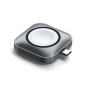 SATECHI Chargeur Magnétique USB C 5W pour Apple Watch Ultra 3 2 1, Séries 11 et Antérieures et AirPods, Design Compact en Alumin SATECHI Chargeur Magnétique USB C 5W pour Apple Watch Ultra 3 2 1, Séries 11 et Antérieures et AirPods, Design Compact en Alumin