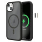 Woodcessories Clear Case MagSafe Matte Black iPhone 14 Plus