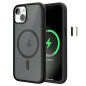 Woodcessories Clear Case MagSafe Matte Black iPhone 14 Plus