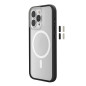 Woodcessories Coque de protection transparente pour iPhone 15 Pro Max avec MagSafe, coque de protection transparente avec protec