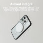 Woodcessories Coque de protection transparente pour iPhone 15 Pro Max avec MagSafe, coque de protection transparente avec protec