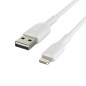Belkin Câble Lightning (Câble Boost Charge Lightning vers USB pour iPhone, iPad, AirPods ; câble de recharge certifié MFi pour i Belkin Câble Lightning (Câble Boost Charge Lightning vers USB pour iPhone, iPad, AirPods ; câble de recharge certifié MFi pour i