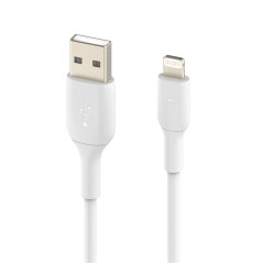 Belkin Câble Lightning (Câble Boost Charge Lightning vers USB pour iPhone, iPad, AirPods ; câble de recharge certifié MFi pour i