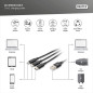 DIGITUS Câble de recharge USB - 1.0 m - USB A ( mâle ) vers Lightning ( mâle ), USB Micro B ( mâle ), USB C ( mâle ) - Câble de DIGITUS Câble de recharge USB - 1.0 m - USB A ( mâle ) vers Lightning ( mâle ), USB Micro B ( mâle ), USB C ( mâle ) - Câble de