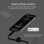 Belkin Câble à gaine tressée USB-C vers Lightning BoostCharge Pro Flex (2 m), certifié MFi (20 W), recharge Power Delivery pour Belkin Câble à gaine tressée USB-C vers Lightning BoostCharge Pro Flex (2 m), certifié MFi (20 W), recharge Power Delivery pour