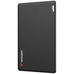 Verbatim My Finder Card Slim Wallet Tracker, Carte de Suivi d'objets Bluetooth Rechargeable pour Portefeuille, Passeport, etc. C