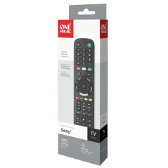One For All Télécommande de Remplacement Sony - Fonctionne avec Toutes Les télévisions Sony - Télécommande de Remplacement idéal