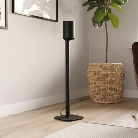Vogel's SFS 4113 Pied d'enceinte pour Sonos Era 100, système d’intégration de câbles, Taille 82 cm, Poids Max. 5 kg, Noir (1x)