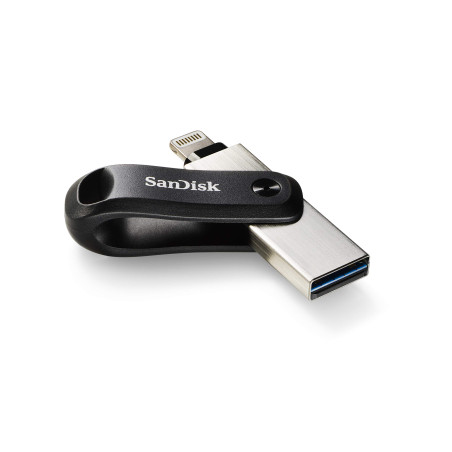 SanDisk 128Go iXpand Go Flash drive, Clé usb iphone, Pour iPhone/iPad, PC et Mac, Connecteurs Lightning Libérez facilement de l'