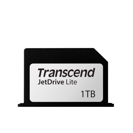 Transcend Carte d'extension JetDrive Lite 330 1TB pour MacBook Pro 2021 jusqu'à 95/75 MB/s - TS1TJDL330