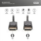 DIGITUS Câble DisplayPort - UHD 4K/60Hz - 2m - avec verrouillage, HBR 2 - Displayport 1.2 - Compatible avec moniteur, carte grap DIGITUS Câble DisplayPort - UHD 4K/60Hz - 2m - avec verrouillage, HBR 2 - Displayport 1.2 - Compatible avec moniteur, carte grap