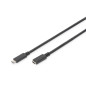 DIGITUS Câble d'extension USB 2.0 - 1.5 m - USB C (mâle) à USB C (femelle) - 480 Mbit/s - câble de type C - noir DIGITUS Câble d'extension USB 2.0 - 1.5 m - USB C (mâle) à USB C (femelle) - 480 Mbit/s - câble de type C - noir