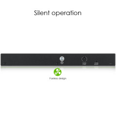 Zyxel Commutateur Switch 8-Ports Gigabit PoE | Gestion Intelligente | Montage sur Bureau ou sur Mur | Sans Ventilateur | PoE+ av