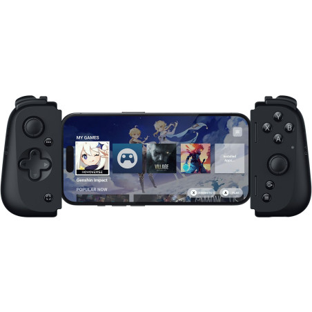 Razer Kishi V2 - Contrôleur de jeu mobile USB-C pour iPhone et Android (boutons d'action méca-tactiles, D-Pad, sticks analogique