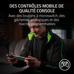 Razer Kishi V2 - Contrôleur de jeu mobile USB-C pour iPhone et Android (boutons d'action méca-tactiles, D-Pad, sticks analogique