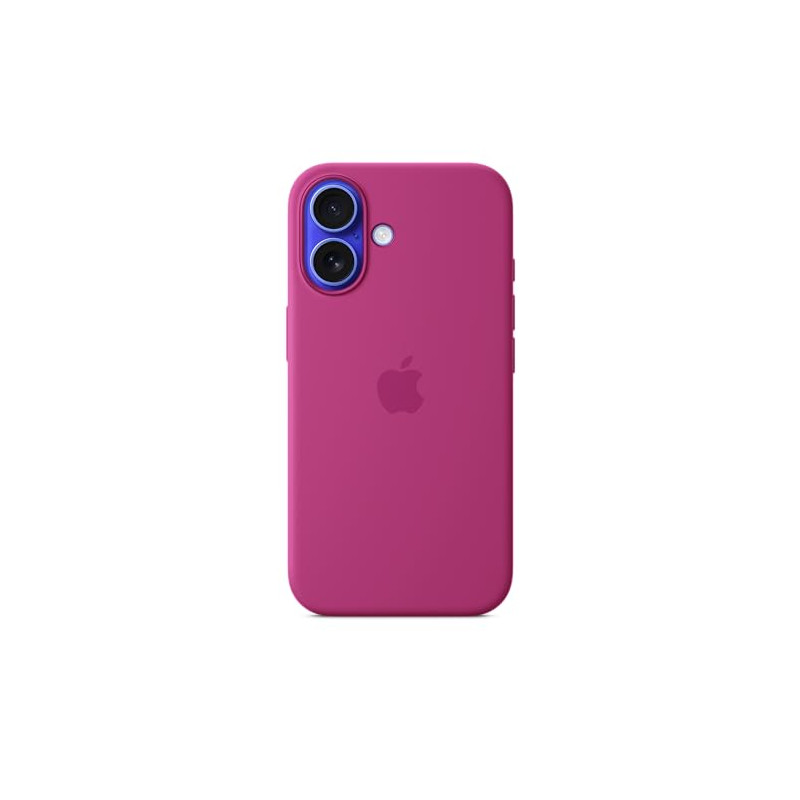 Apple Coque en Silicone avec MagSafe pour iPhone 16 - Fuchsia ​​​​​​​